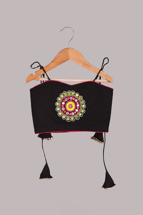 Multicolour Pure cotton Lehenga set