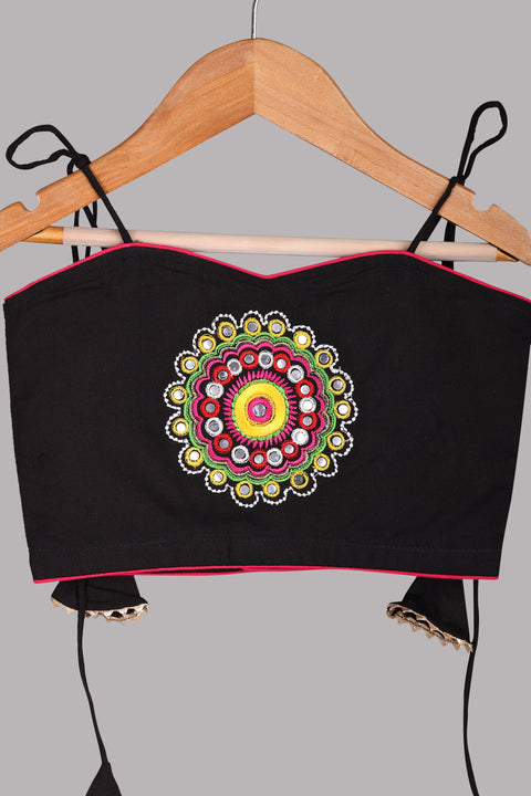 Multicolour Pure cotton Lehenga set