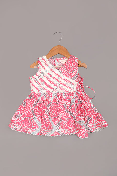 Pink Pure cotton Sharara set