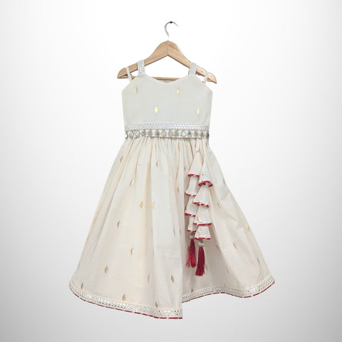 Offwhite lehenga blouse
