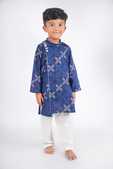 Blue sharara set & Blue bandhini kurta pajama
