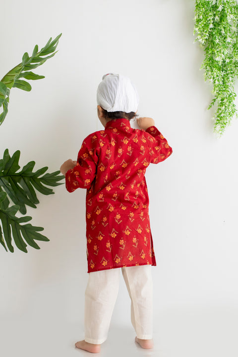 Red Kurta pajama