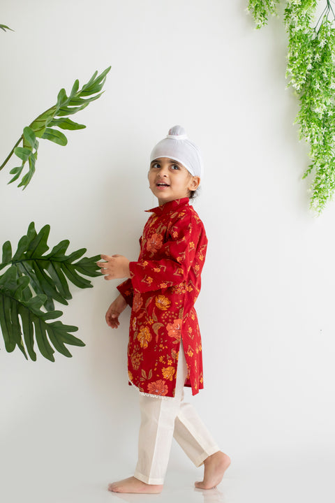 Red Kurta pajama