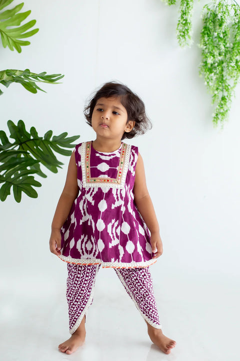 Purple Dhoti set & Purple kurta pajama