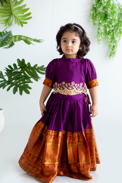 Purple Lehenga set