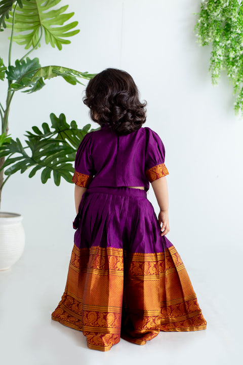Purple Lehenga set