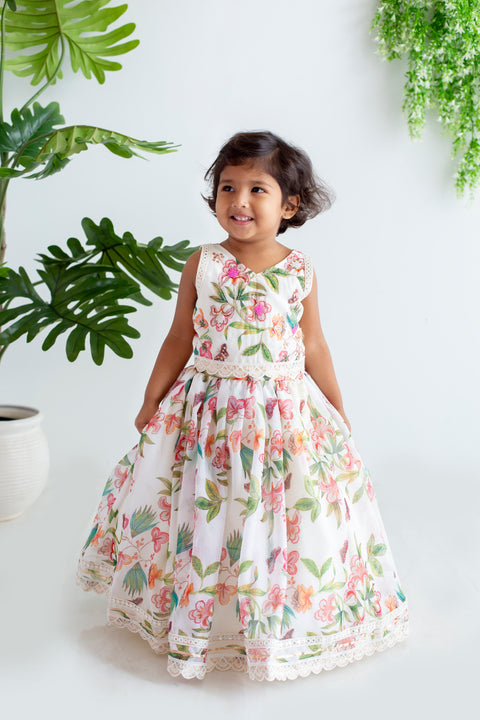 White Lehenga set