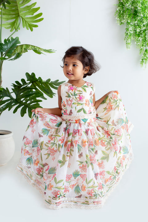 White Lehenga set