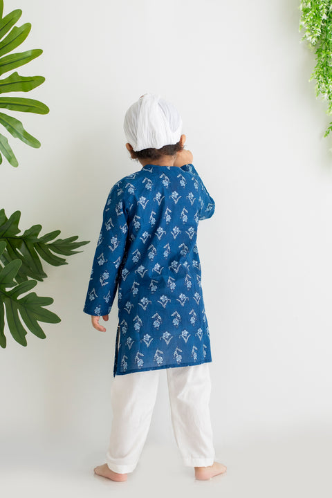 Blue kurta pajama