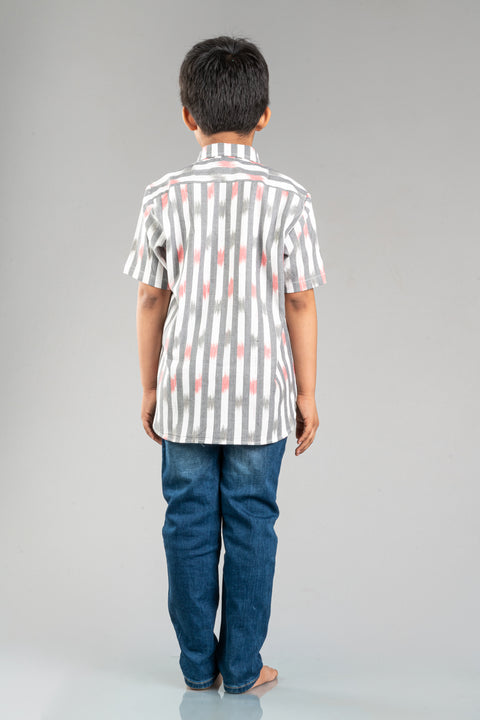 Boys Ikkat Shirt - My Store