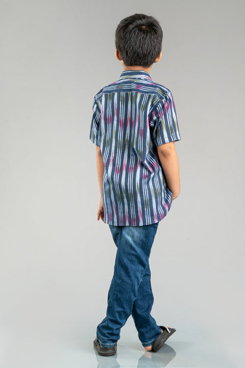 Boys Ikkat Shirt - My Store