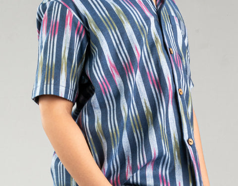 Boys Ikkat Shirt - My Store