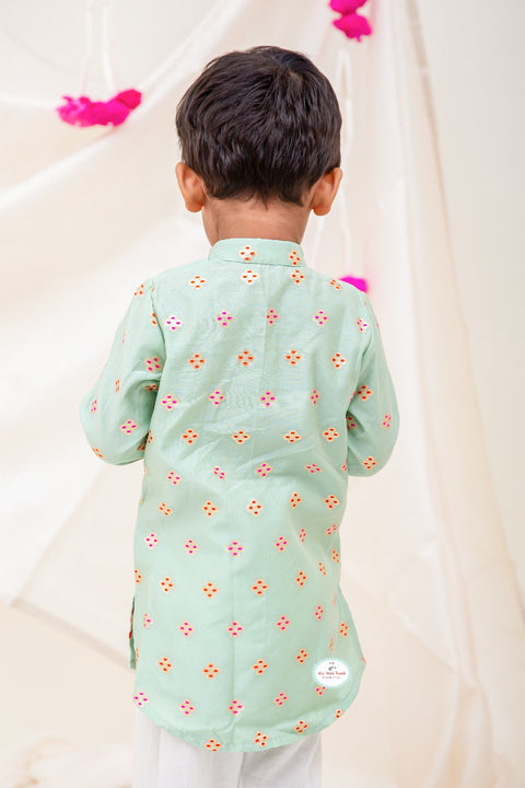 Silk Chanderi Kurta Pajama