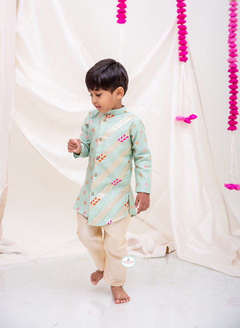 Silk Chanderi Kurta Pajama