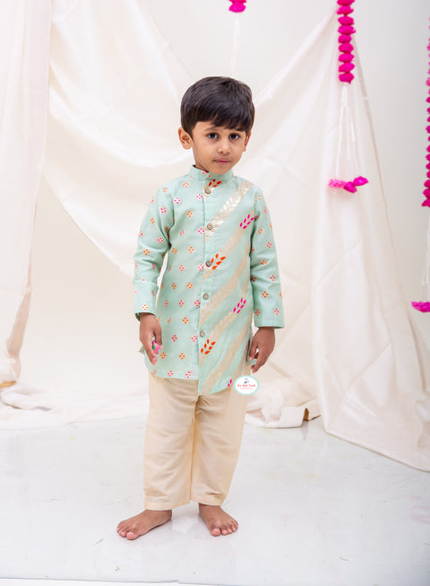 Silk Chanderi Kurta Pajama