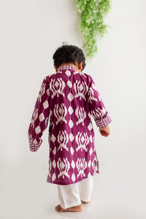 Purple kurta pajama