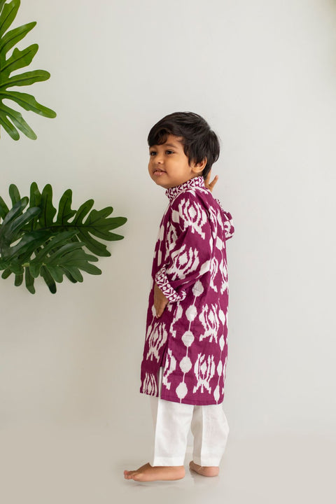 Purple kurta pajama