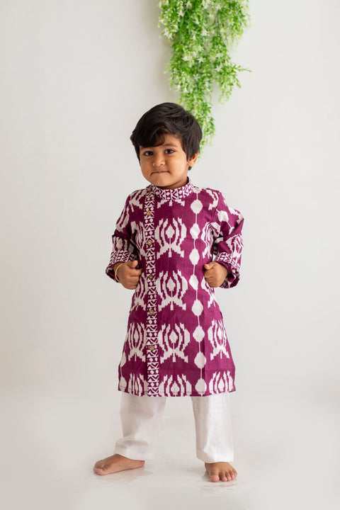 Purple kurta pajama