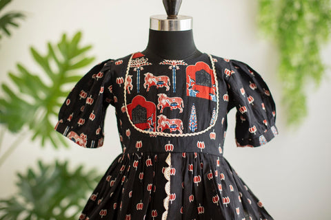 Black lehenga set