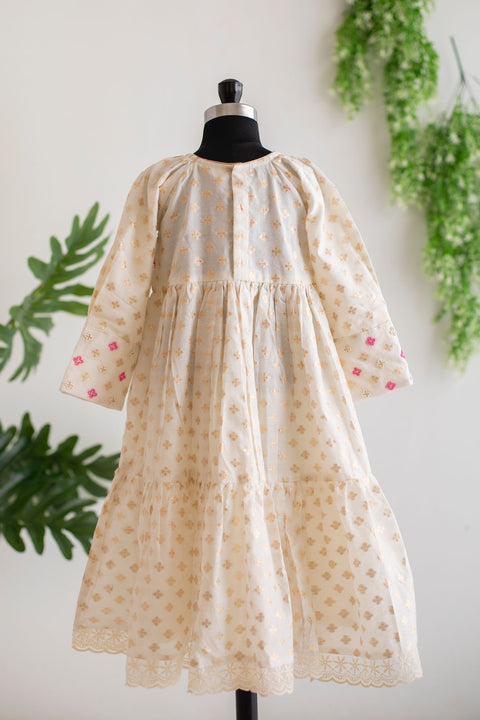 White Chanderi tunic