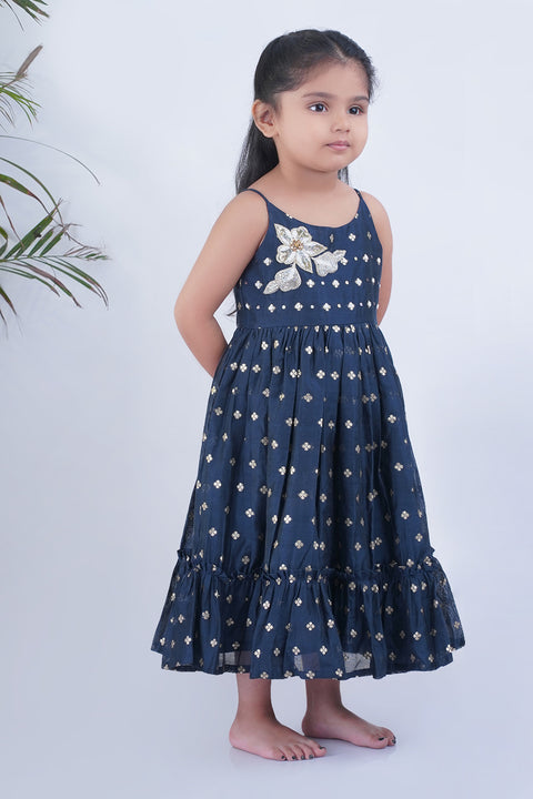 Blue Tiered Tunic
