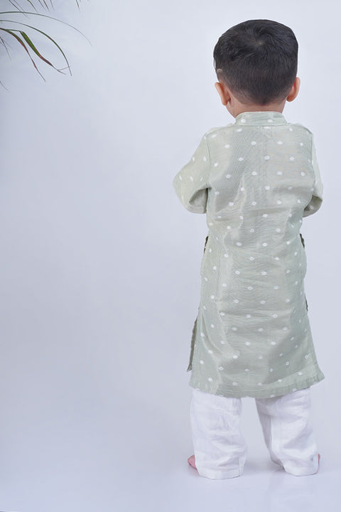 Green kurta pajama