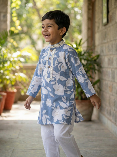 Offwhite kurta pajama