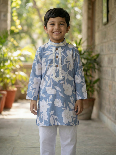 Offwhite kurta pajama