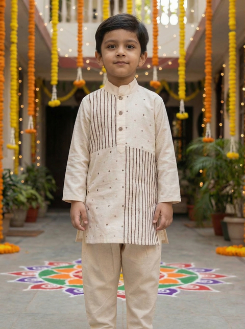 Off-White Kurta Pajama