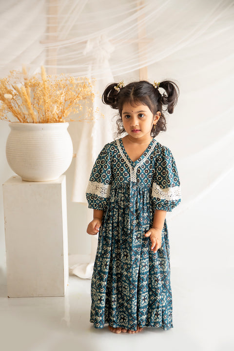 Blue Anarkali Dress