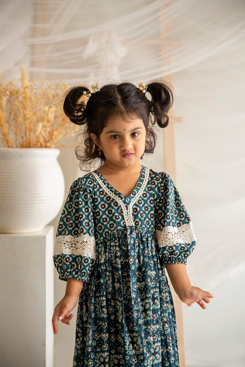 Blue Anarkali Dress