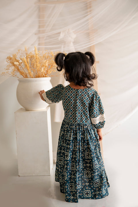 Blue Anarkali Dress