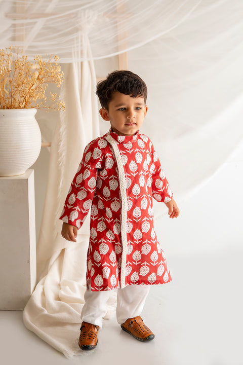 Rust Kurta Pajama