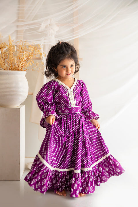 Purple Lehenga Set