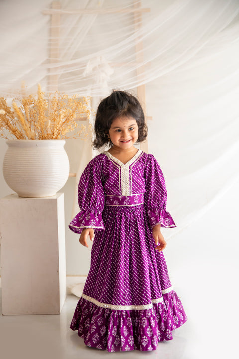 Purple Lehenga Set