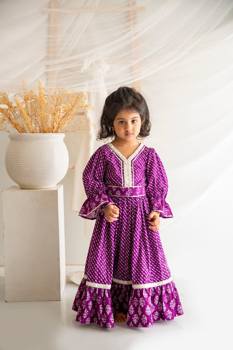 Purple Lehenga Set