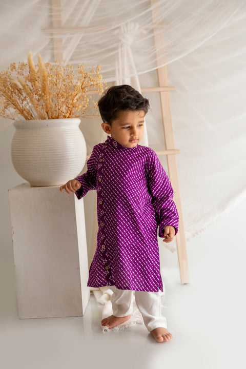 Purple kurta pajama