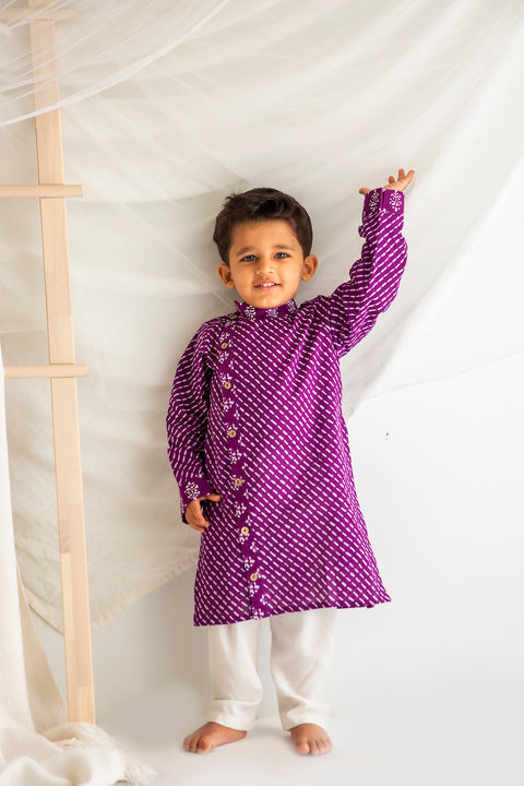 Purple kurta pajama